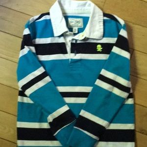 Nearly new boys rugby shirt size 7/8